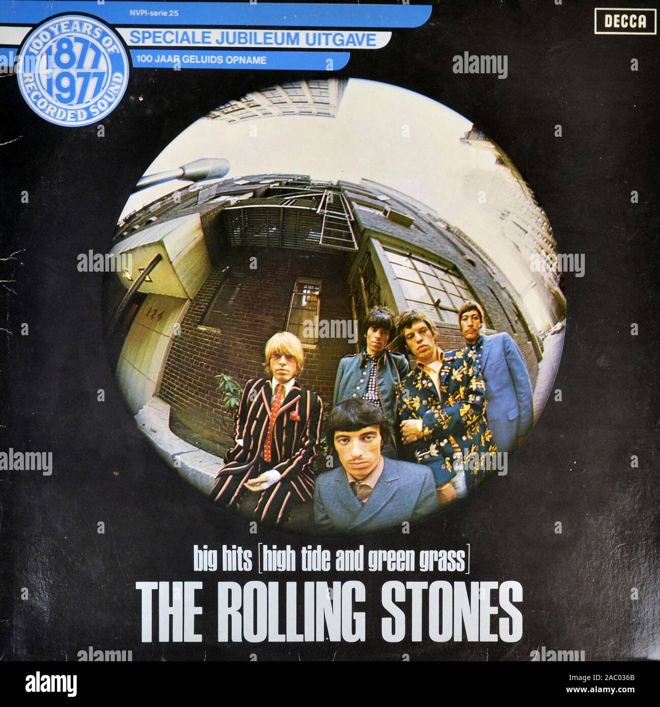 ROLLING STONES Big Hits - Vintage vinyl album cover Stock Photo