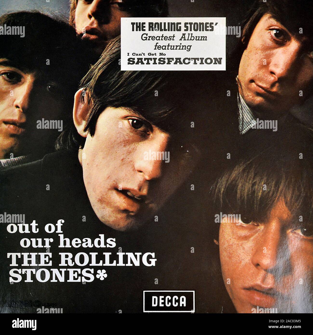 ROLLING STONES Out of our Heads   - Vintage vinyl album cover Stock Photo