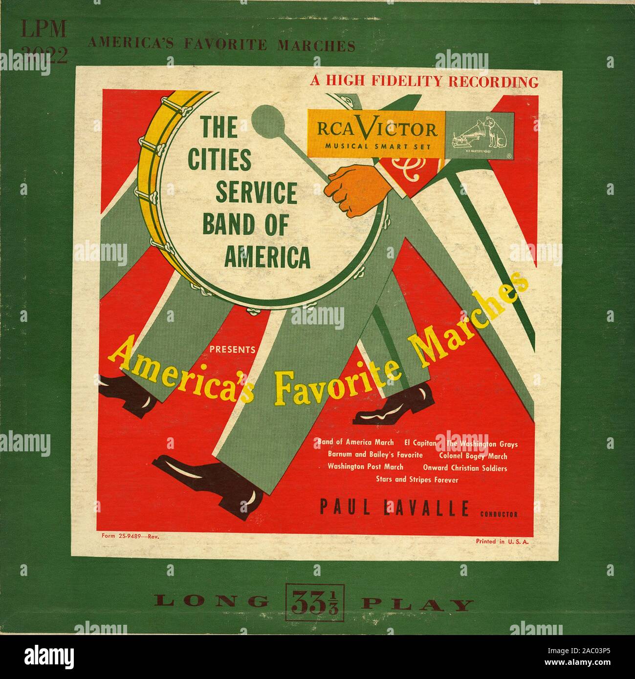 America's Favorite Marches Vintage vinyl album cover Stock Photo Alamy