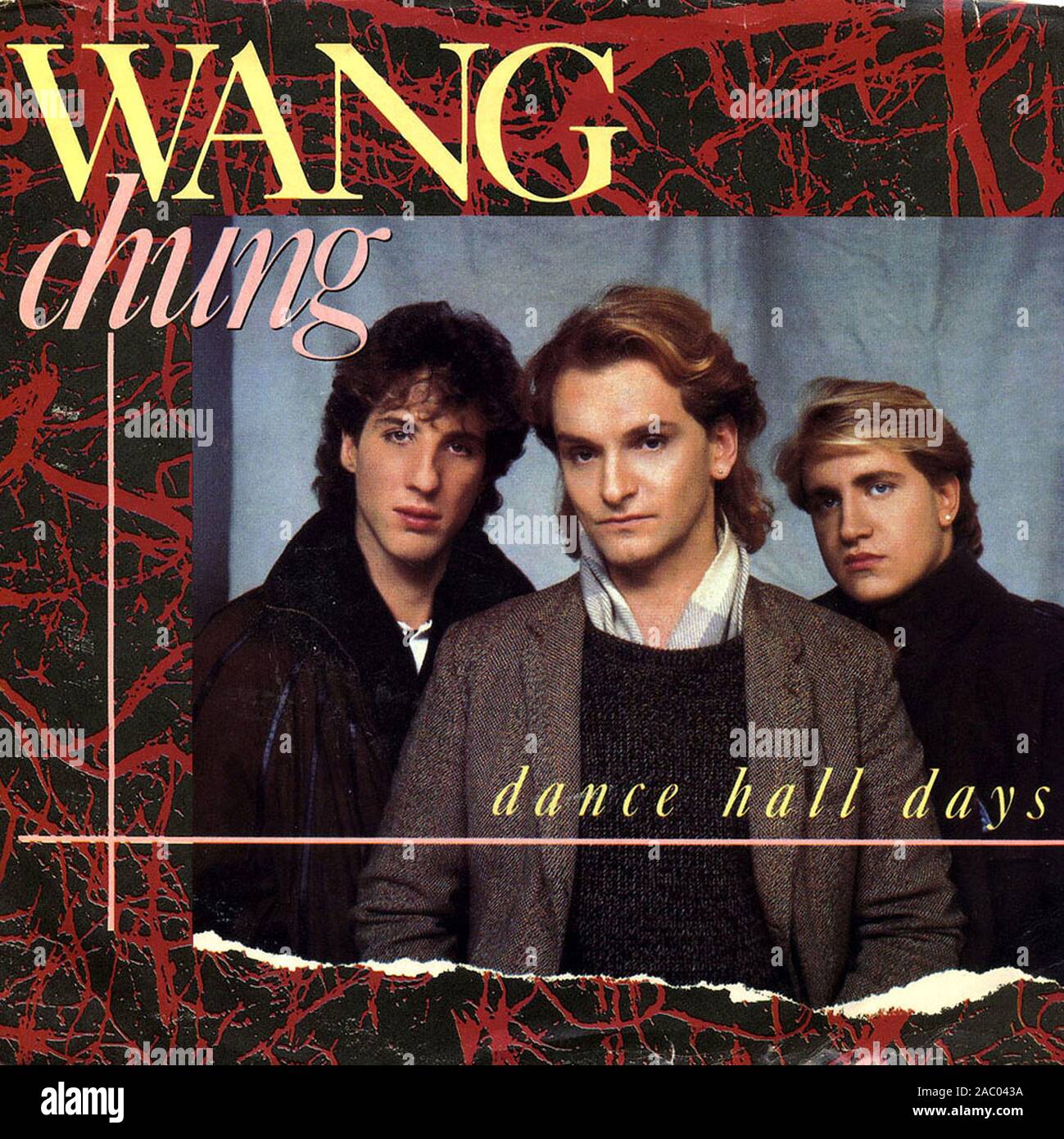 Wang Chung Dance Hall Days Vintage vinyl album cover Stock Photo