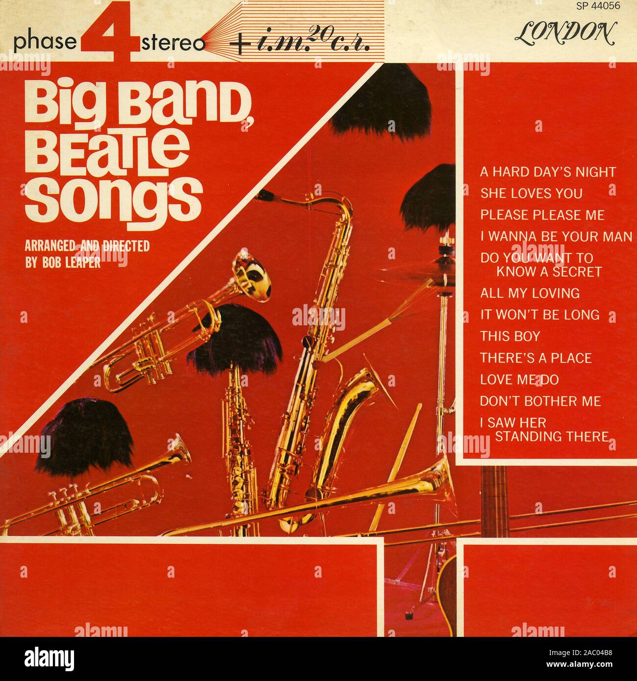 Beatle Songs Big Band Vintage Vinyl Album Cover Stock Photo Alamy