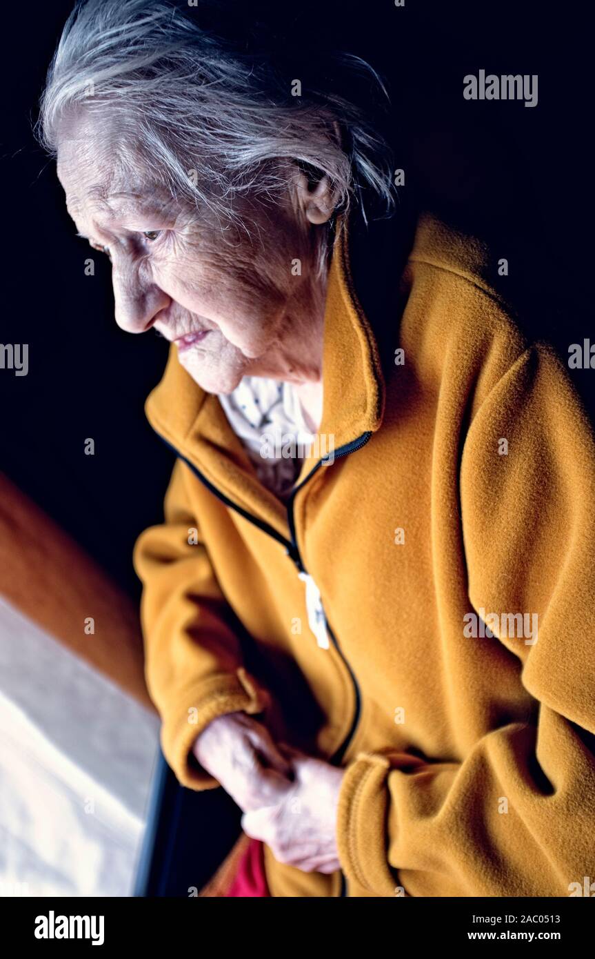 Sad Pensive Portrait Thoughful High Resolution Stock Photography and ...