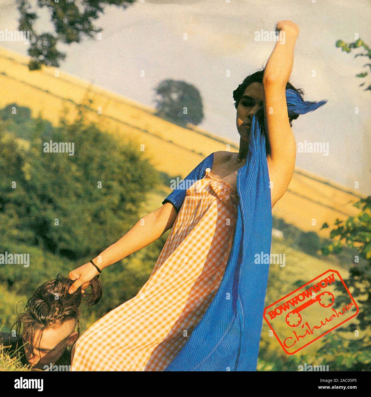 Bow Wow Wo - Chihuahua   - Vintage vinyl album cover Stock Photo