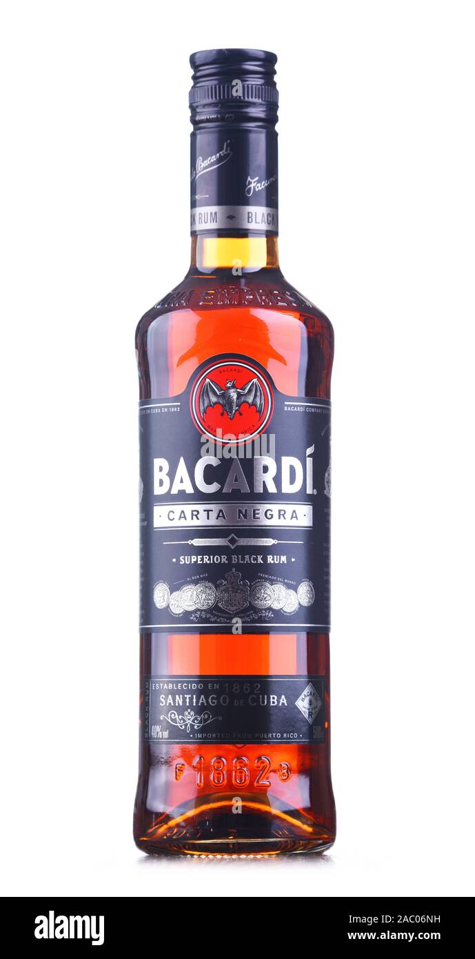 Bacardi black rum bottle hi-res stock photography and images - Alamy