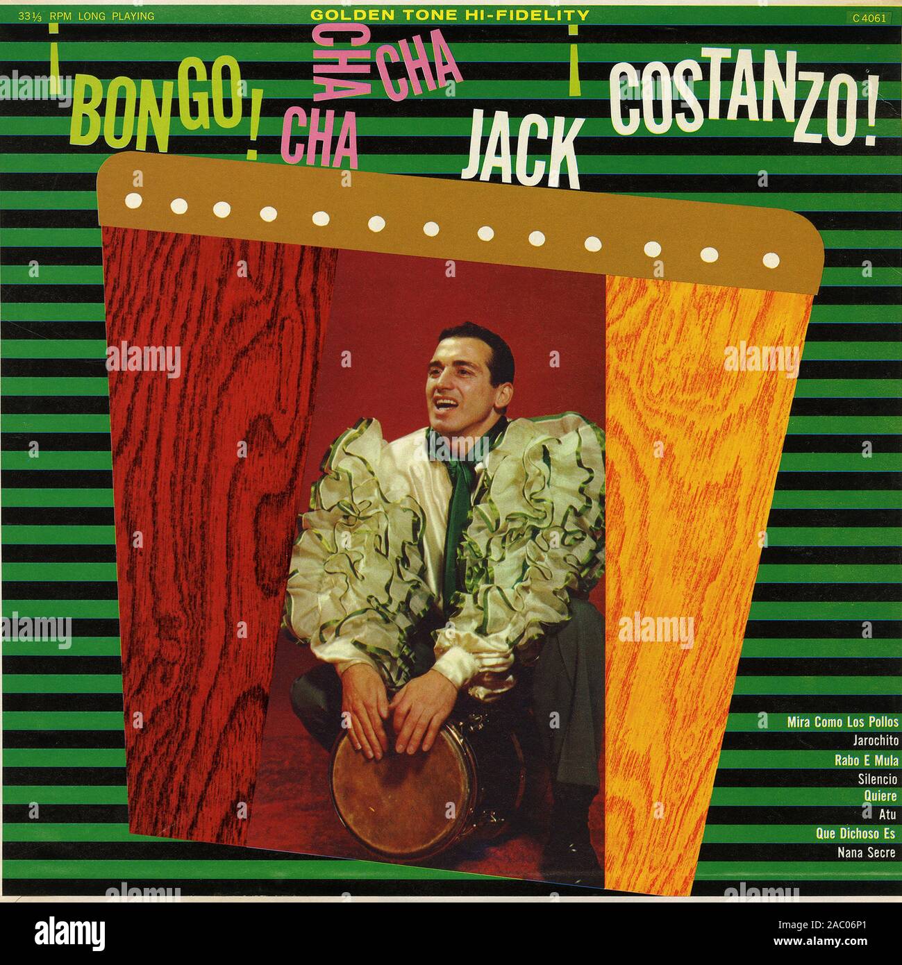 Bongo! Cha Cha Cha! Vintage vinyl album cover Stock Photo Alamy