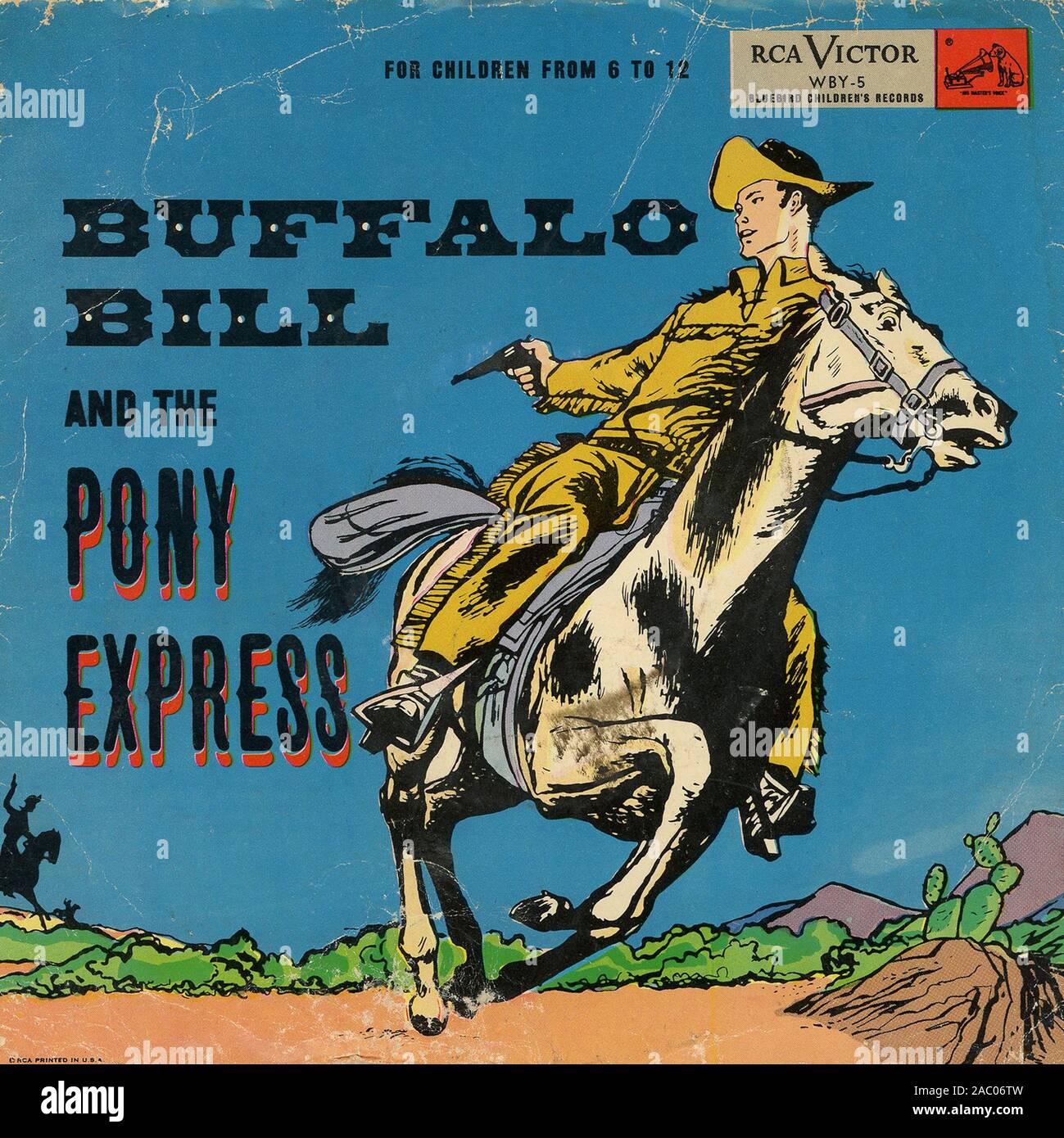 Buffalo Bill and the Pony Express Vintage vinyl album cover Stock Photo - Alamy