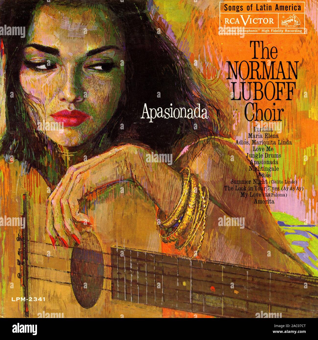 Apasionada  - Vintage vinyl album cover Stock Photo