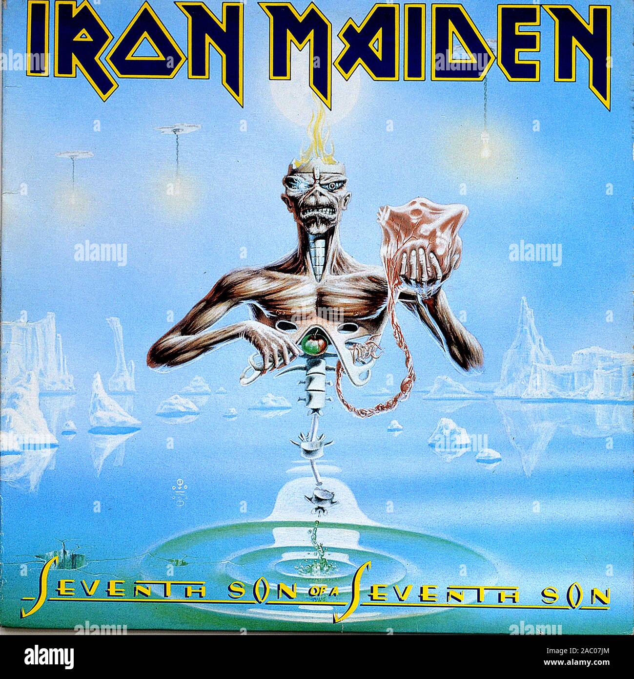 IRON MAIDEN Seventh Son of Son - Vintage vinyl album cover Stock Photo -  Alamy