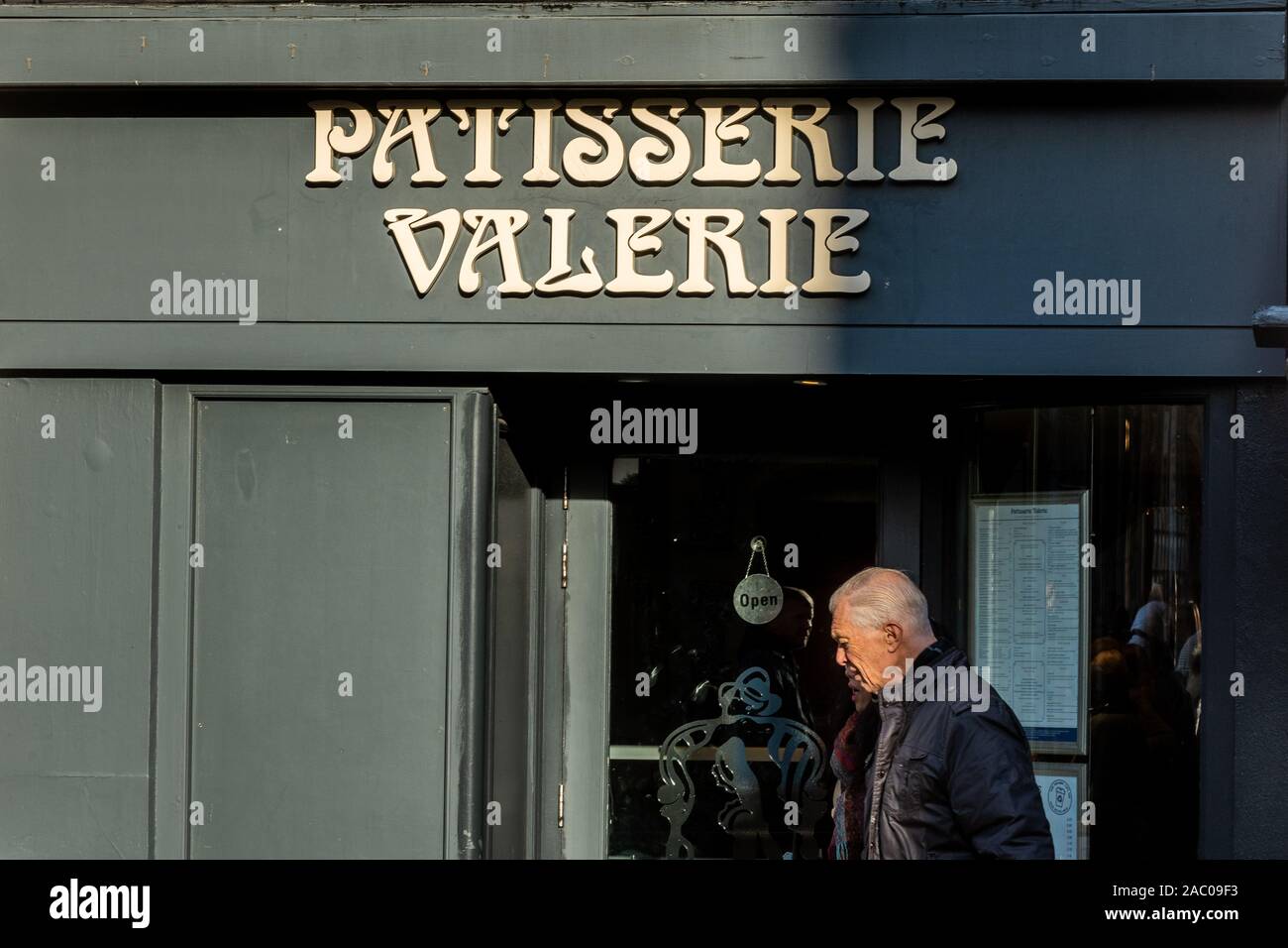 Patisserie Valerie café on Winchester high street, UK Stock Photo