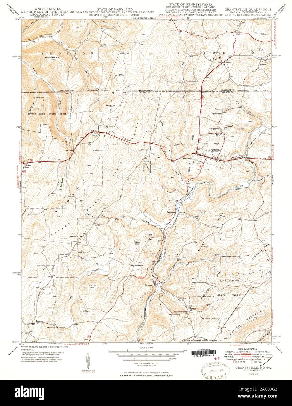 Map of grantsville hires stock photography and images Alamy