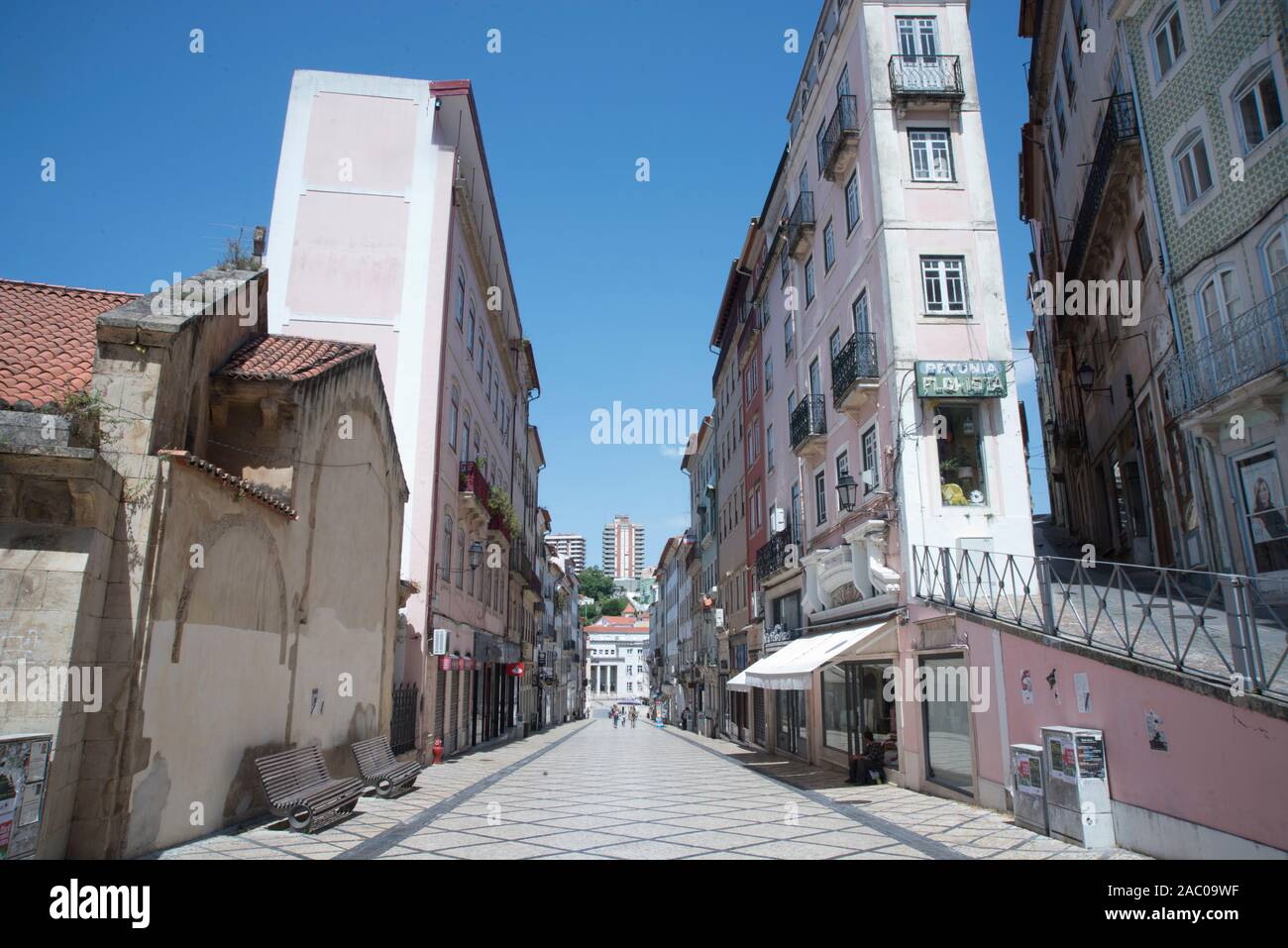 Coimbra, Portugal street scene Stock Photo