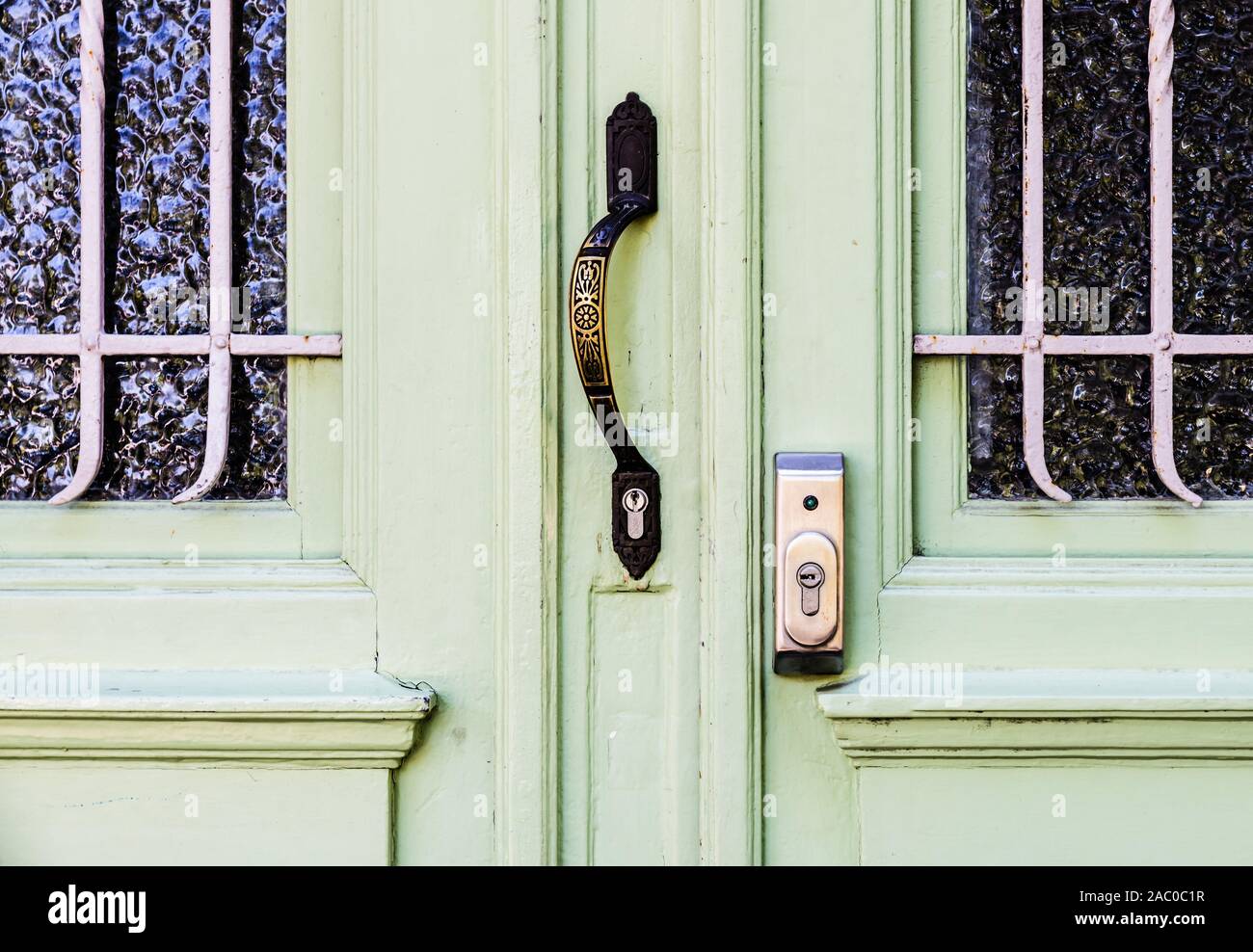 Vienna Door Handle, Art Deco Style