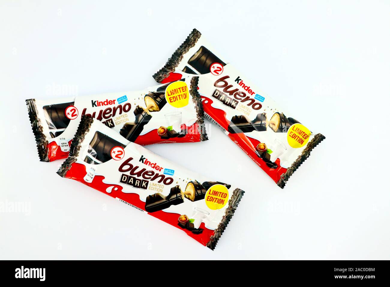 Kinder Bueno white chocolate is a confectionery product brand line of  Italian confectionery multinational manufacturer Ferrero 31235845 Stock  Photo at Vecteezy