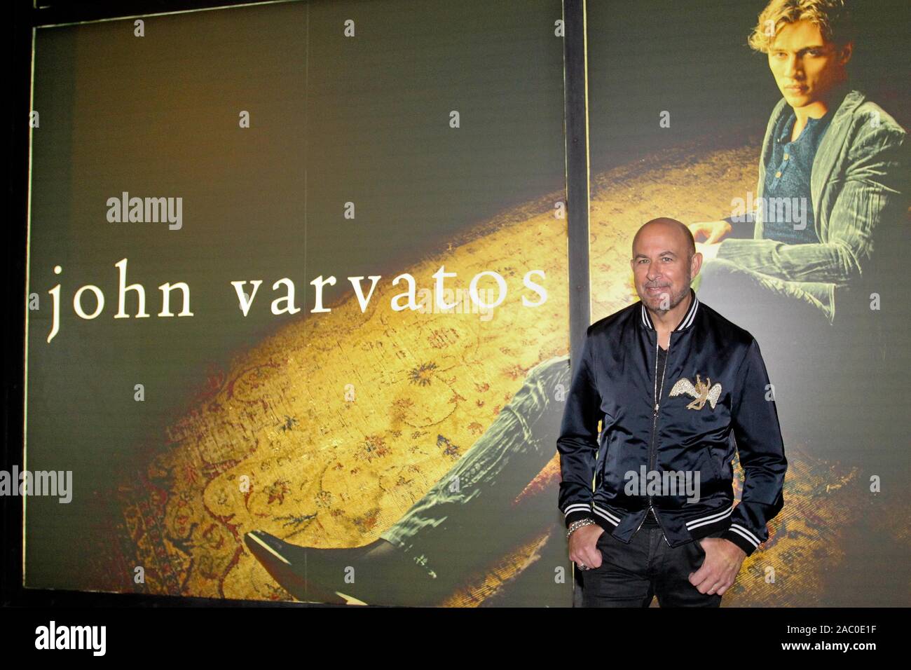 Fashion designer JOHN VARVATOS presents his new collection "JOHN