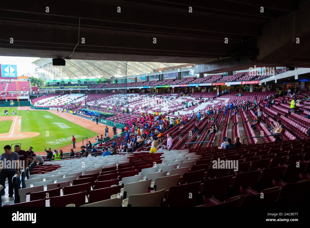 Culiacan, Sinaloa, Mexico October 20 2019 Baseball Stadium of the