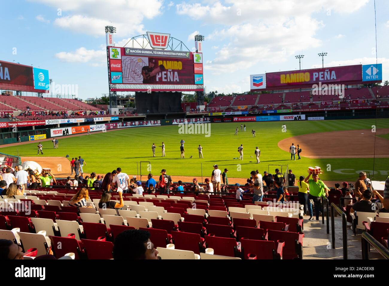 Culiacan, Sinaloa, Mexico October 20 2019 Baseball Stadium of the
