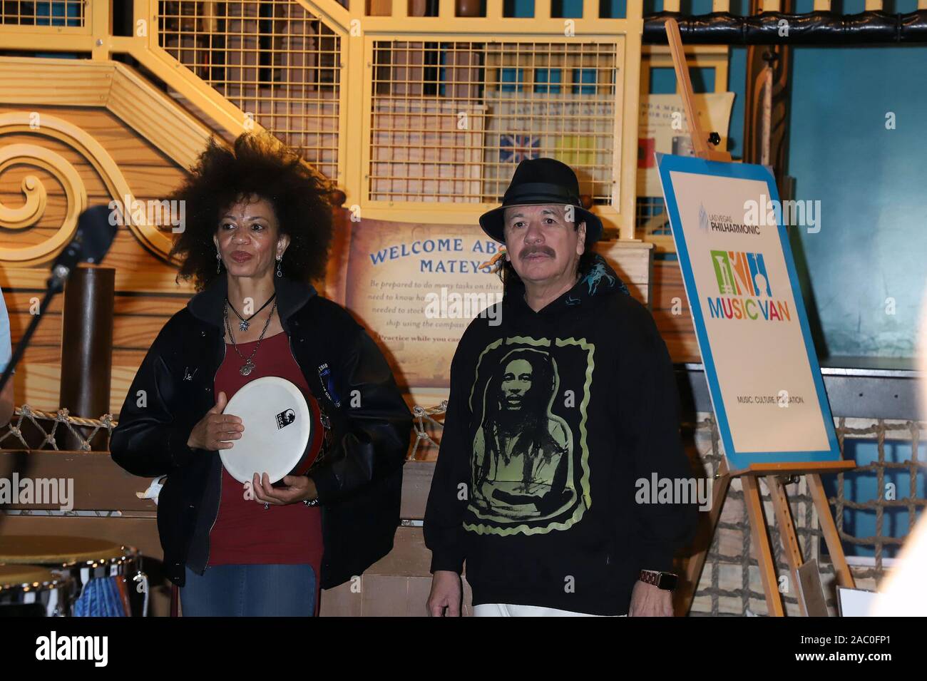 Carlos santana and cindy blackman hi-res stock photography and