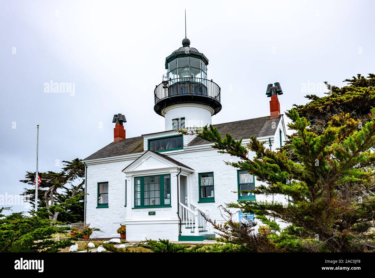 Pacific Grove, Point Pinos Lighthouse Stock Photo Alamy
