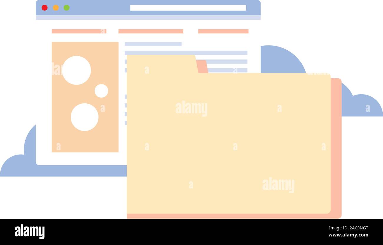 social network profile on white background vector illustration design vector illustration design Stock Vector