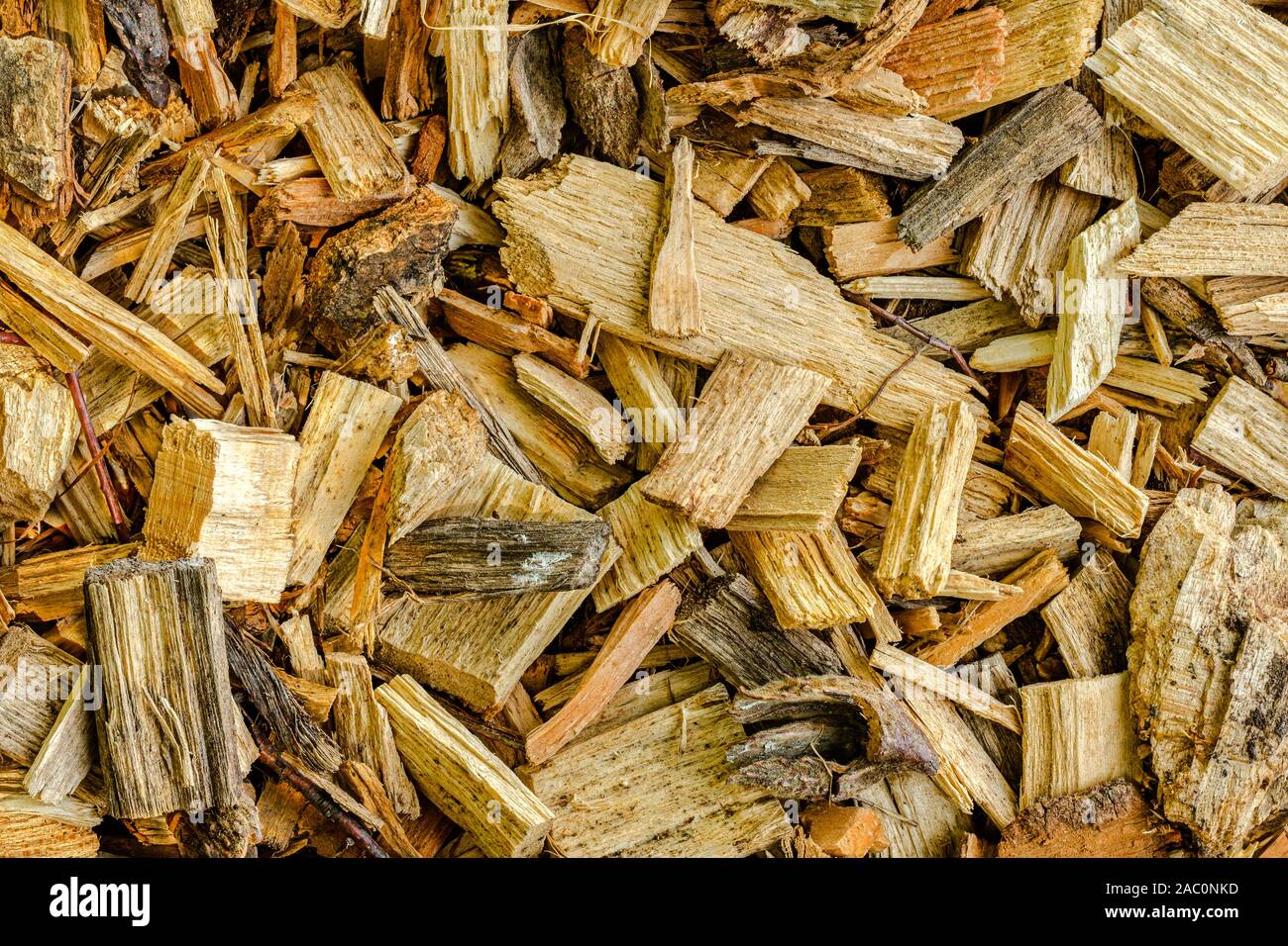 Yellow brown weathered wood chips wallpaper Stock Photo Alamy