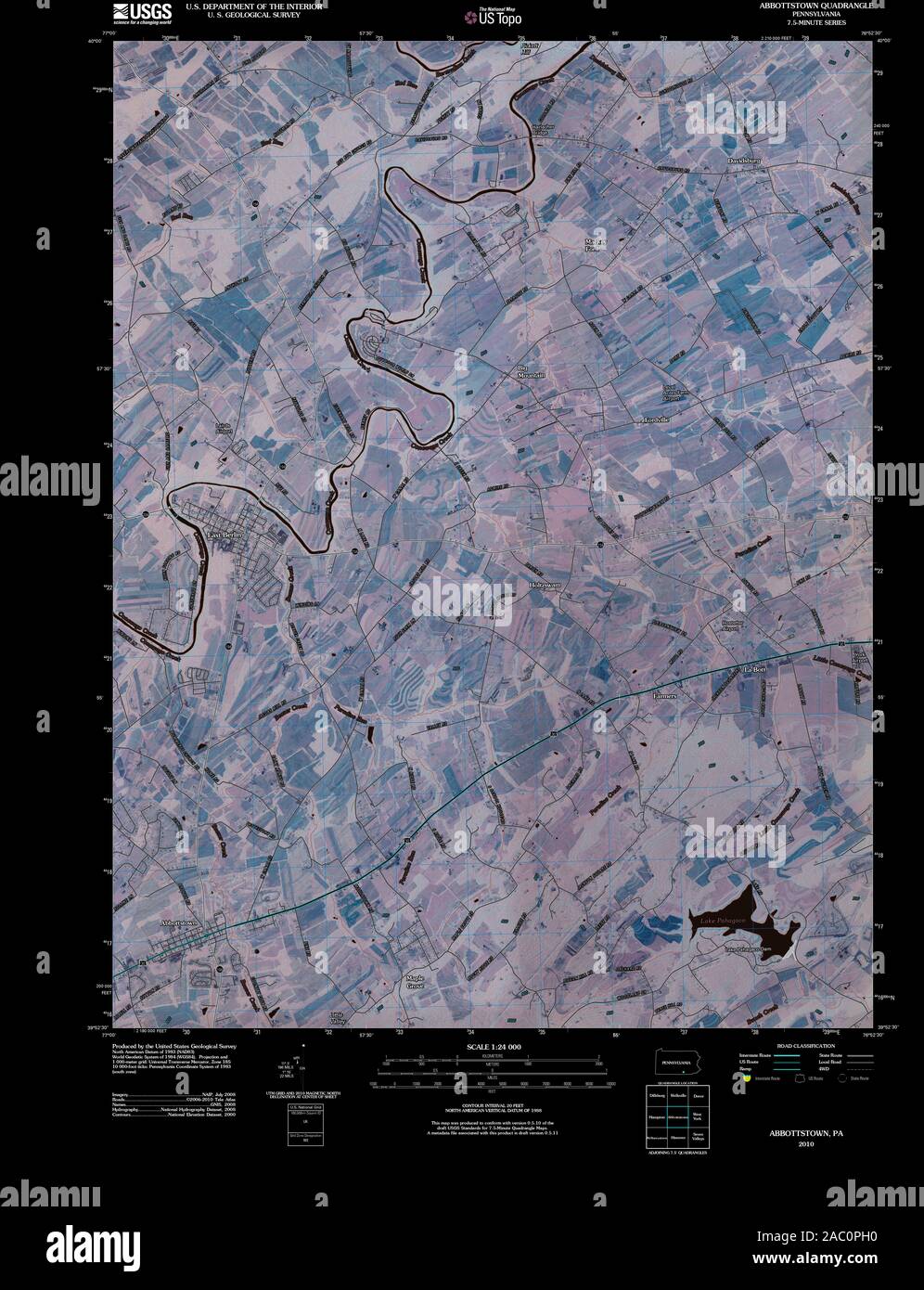 Abbottstown pennsylvania map hires stock photography and images Alamy