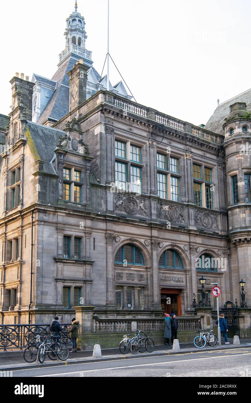 Central Library, IV bridge, Edinburgh, GV Stock Photo Alamy