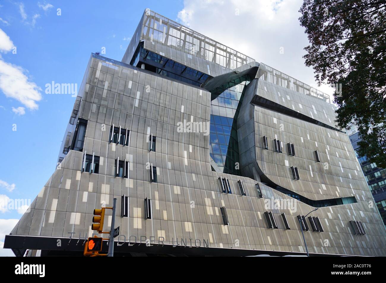 NEW YORK CITY, NY 3 NOV 2019 View of the Cooper Union for the Advancement of Science and Art