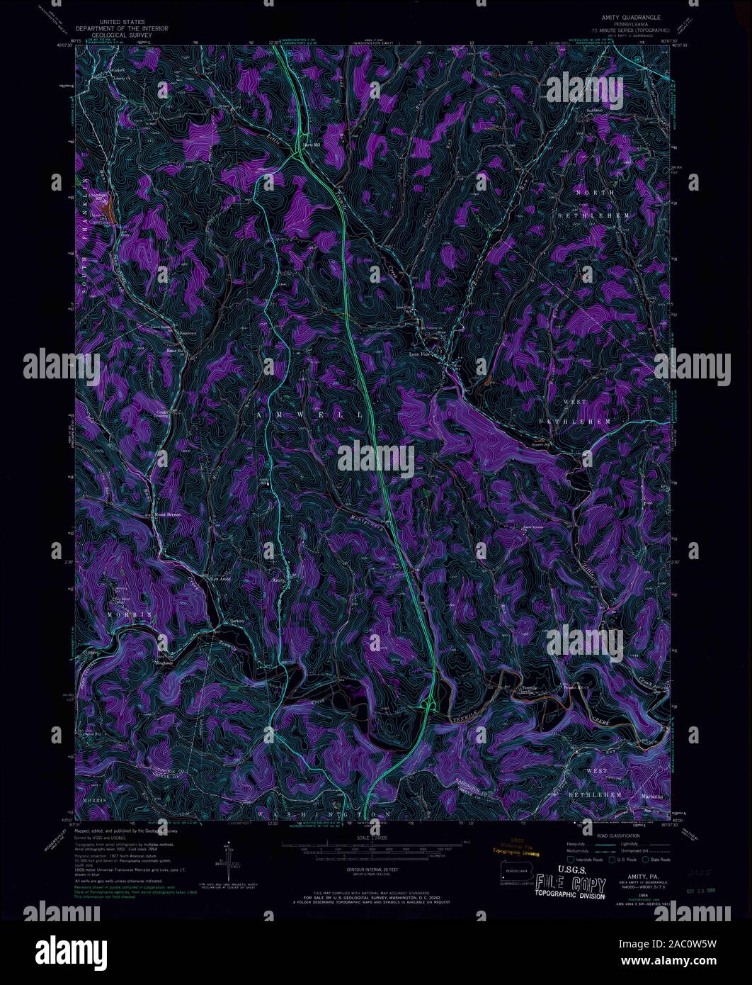 Amity pennsylvania map hires stock photography and images Alamy