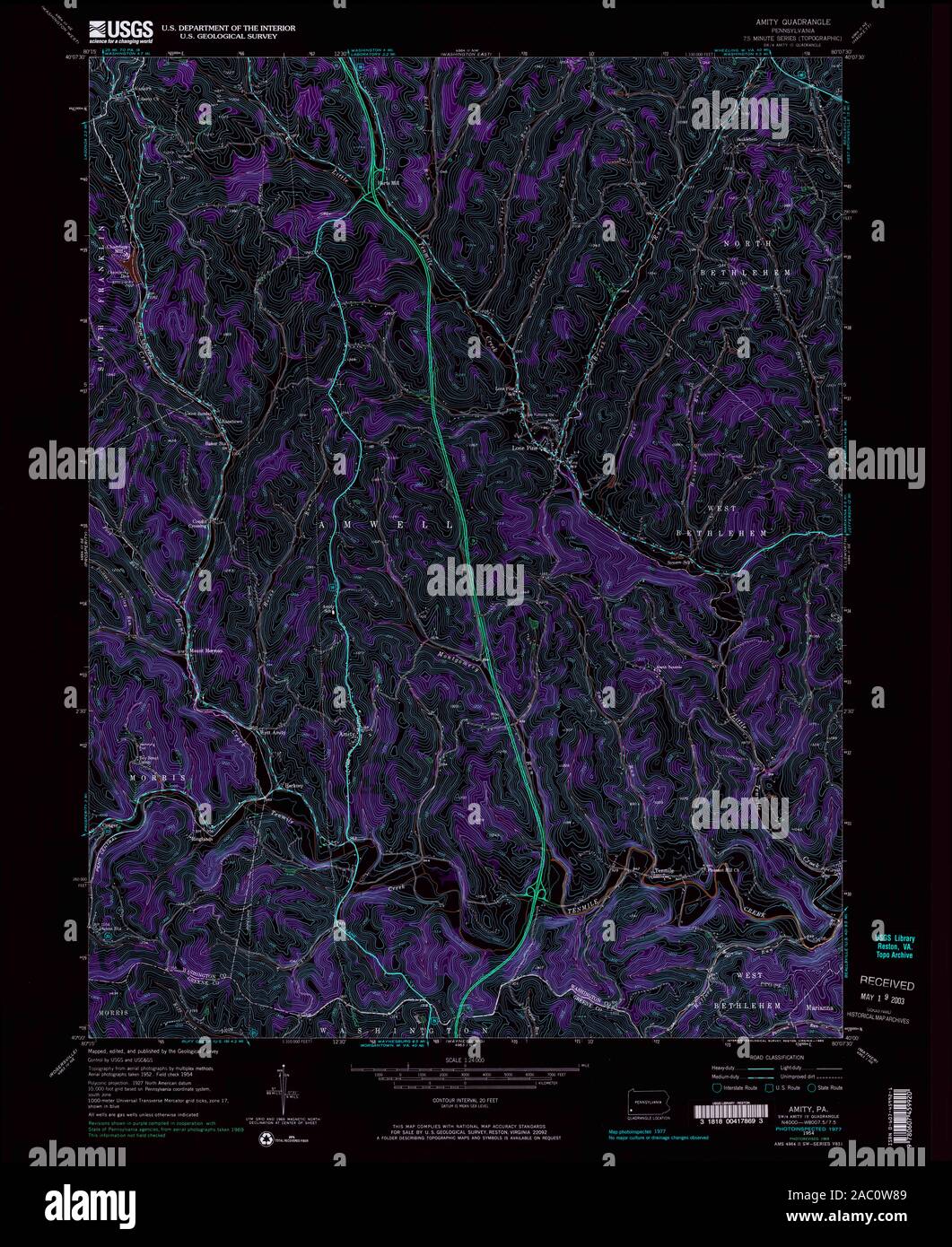 Amity pennsylvania map hires stock photography and images Alamy