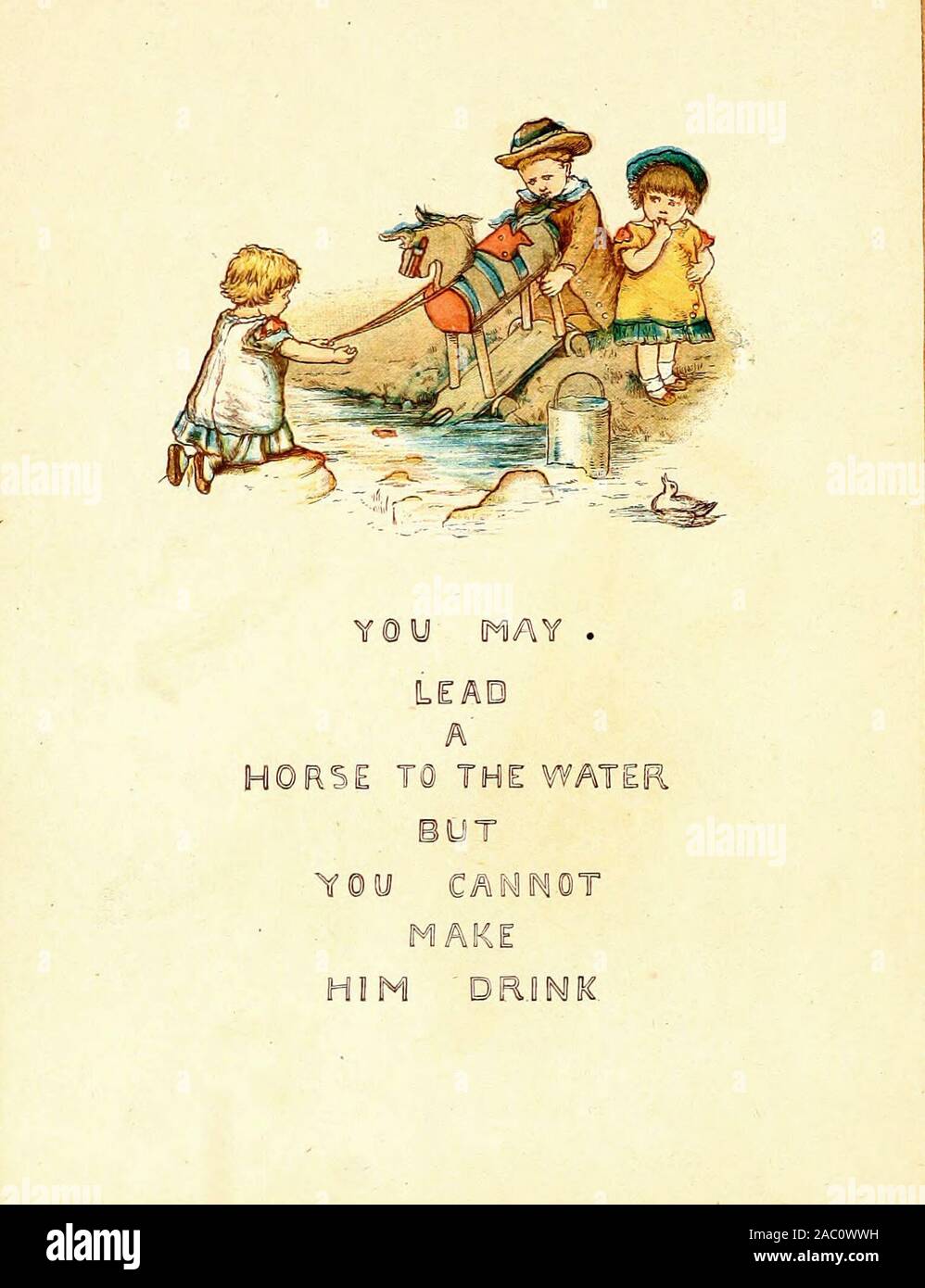 You may lead a horse to the water, but you cannot make him drink A