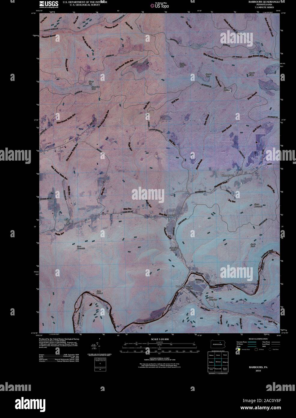 Barbours pennsylvania map hires stock photography and images Alamy