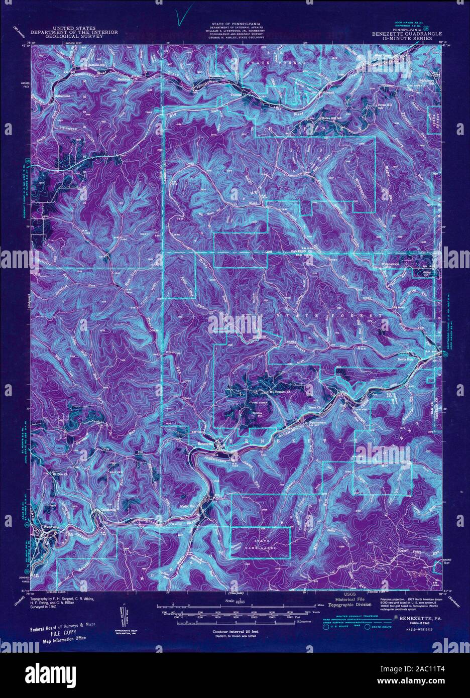 Map of benezette hires stock photography and images Alamy