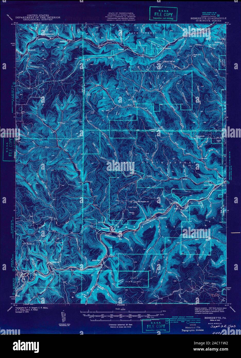 Map of benezette hires stock photography and images Alamy