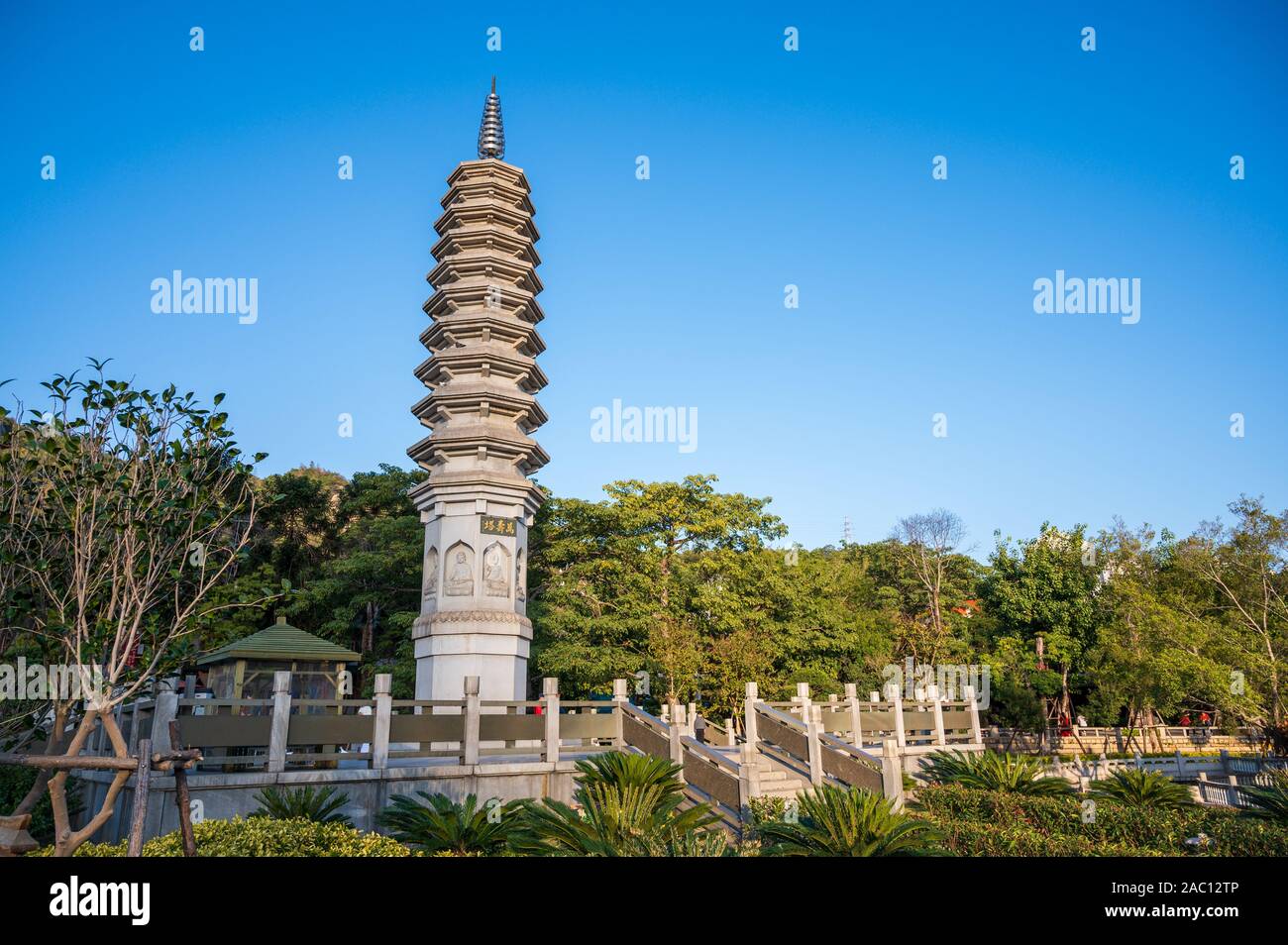 Pavillion, Nanputuo Temple, Xiamen Stock Photo