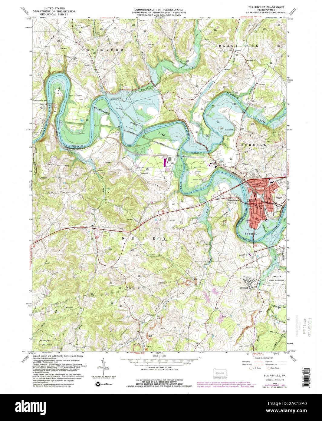 Map of blairsville hires stock photography and images Alamy