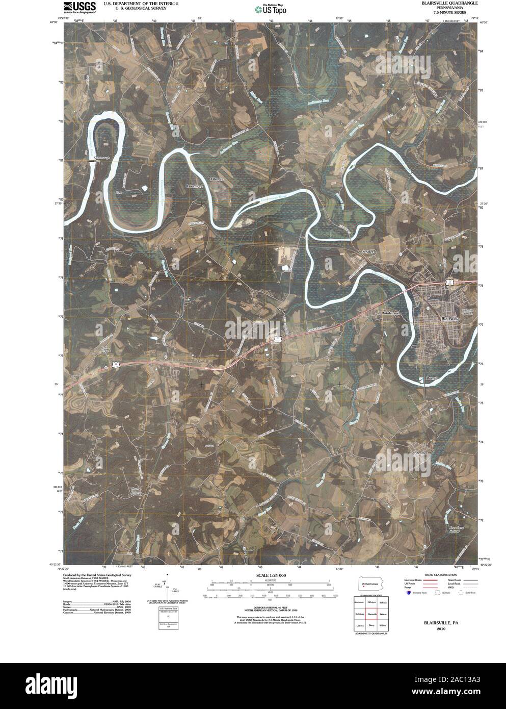 Map of blairsville Cut Out Stock Images & Pictures Alamy