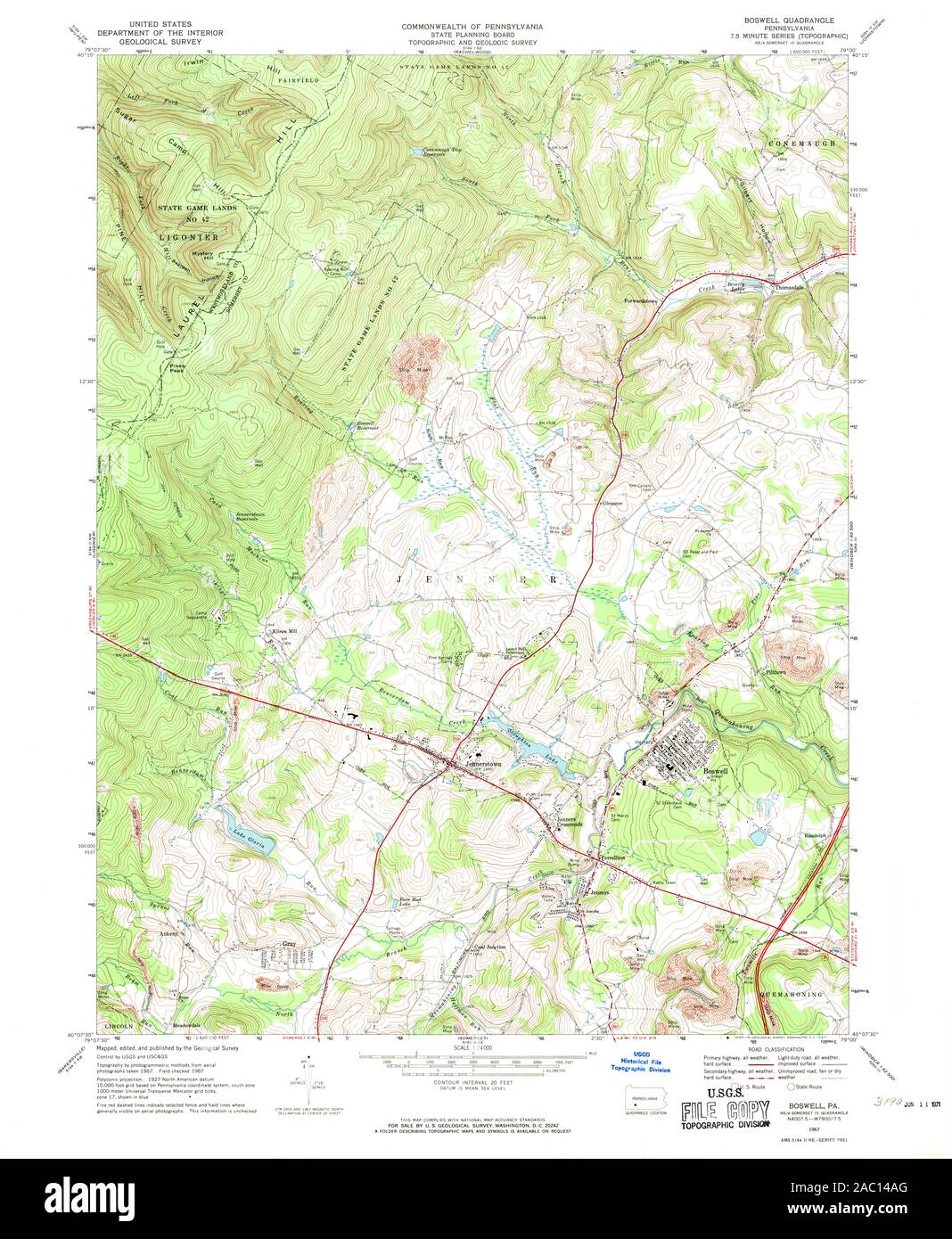 Boswell map hires stock photography and images Alamy
