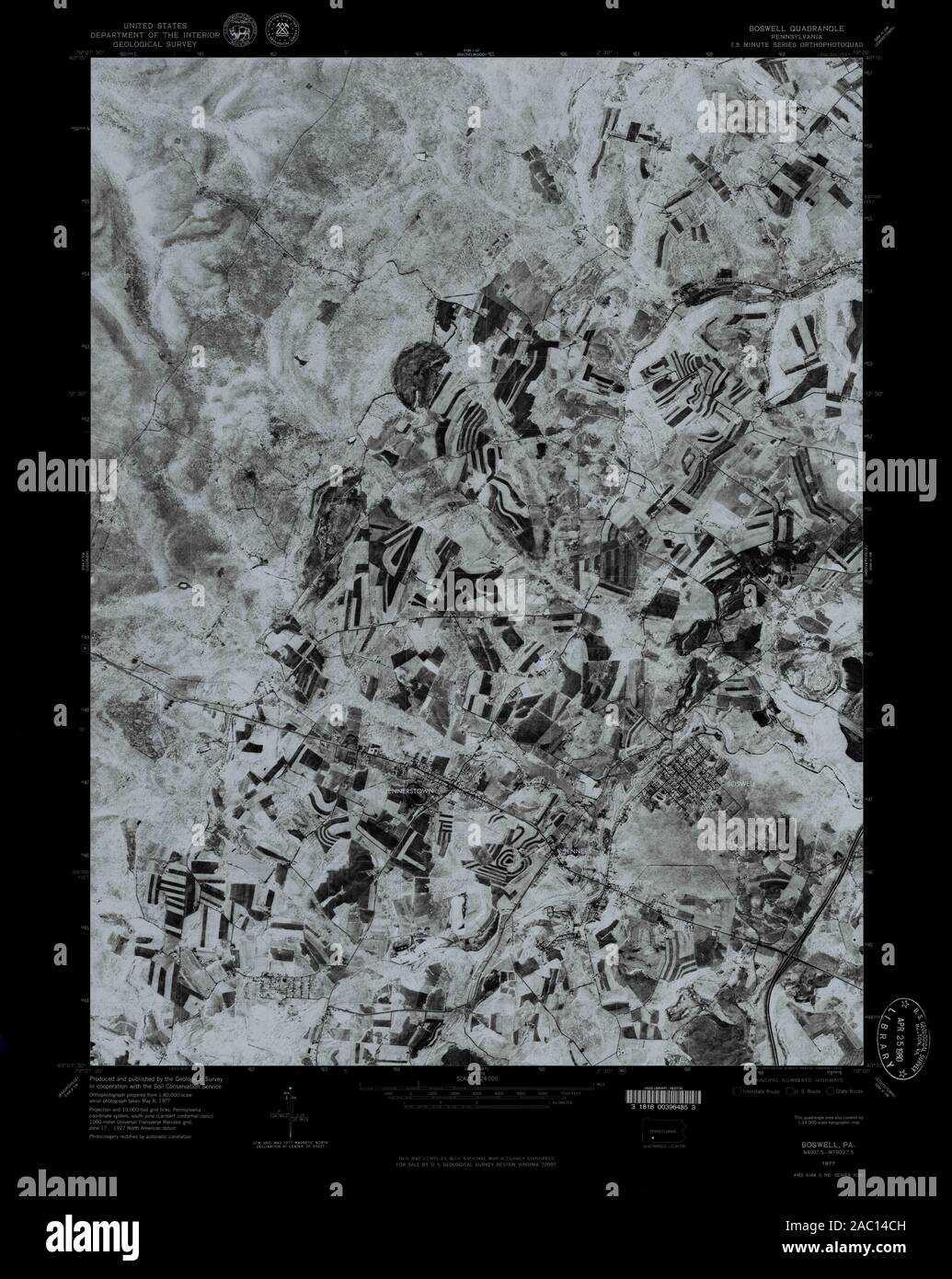 Map of boswell hires stock photography and images Alamy