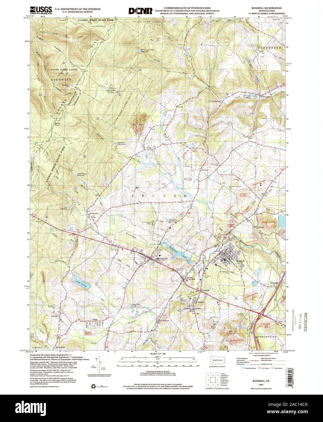 Boswell map hires stock photography and images Alamy