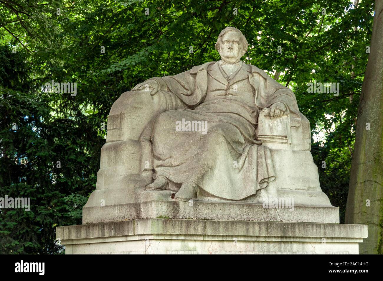 Monument to richard wagner by heinrich wadere hi-res stock photography