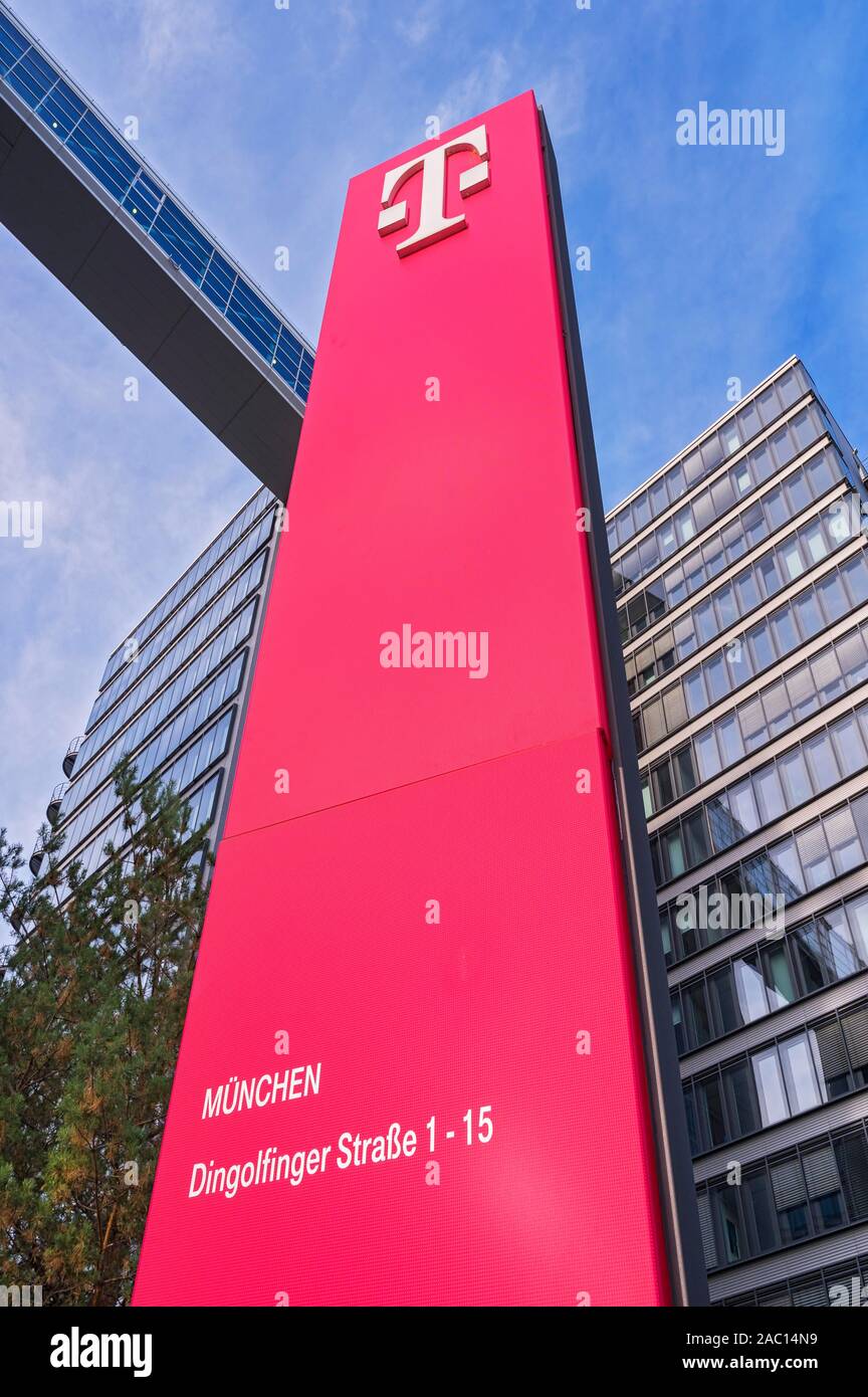 Telekom center building hi-res stock photography and images - Alamy