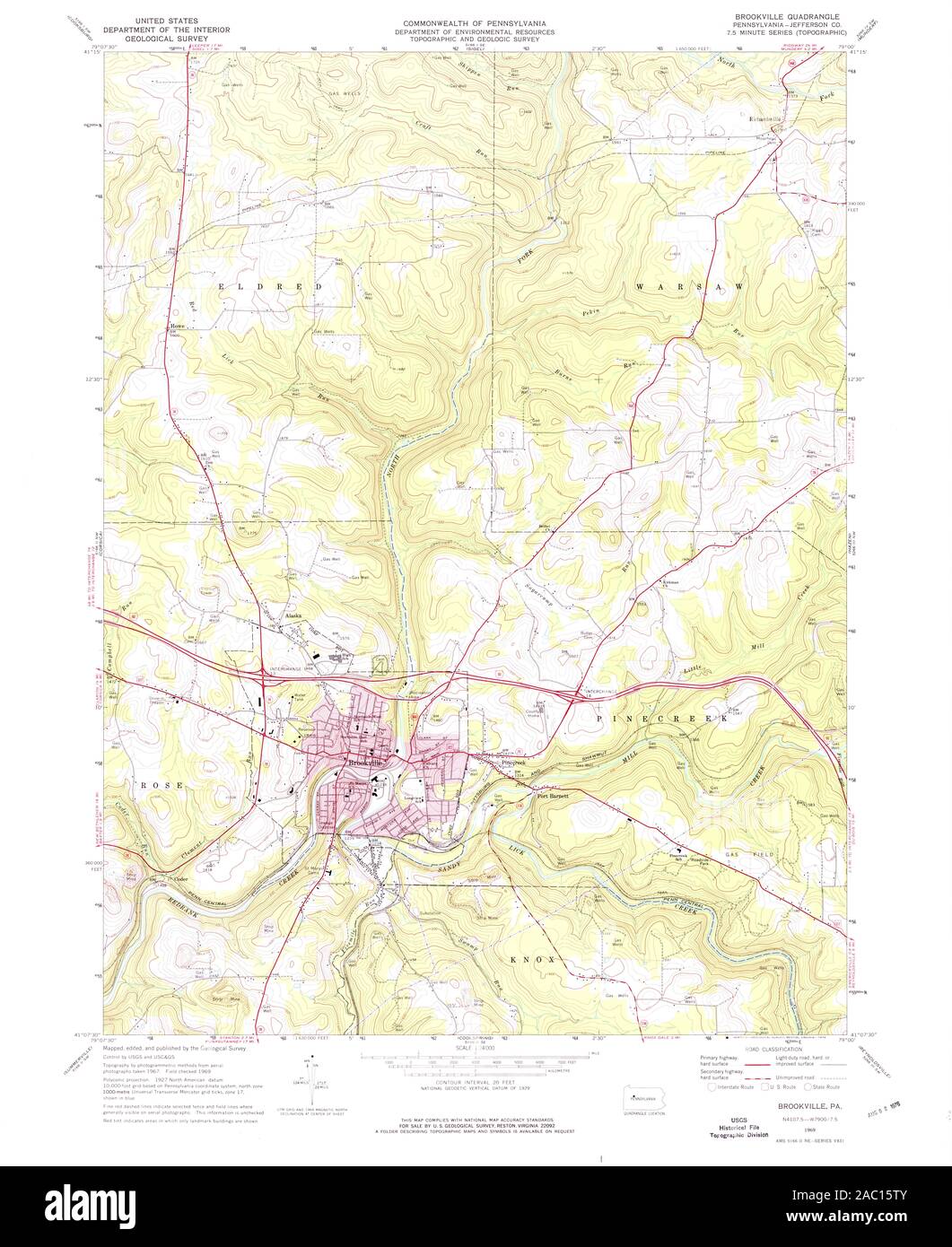 Map of brookville Cut Out Stock Images & Pictures Alamy