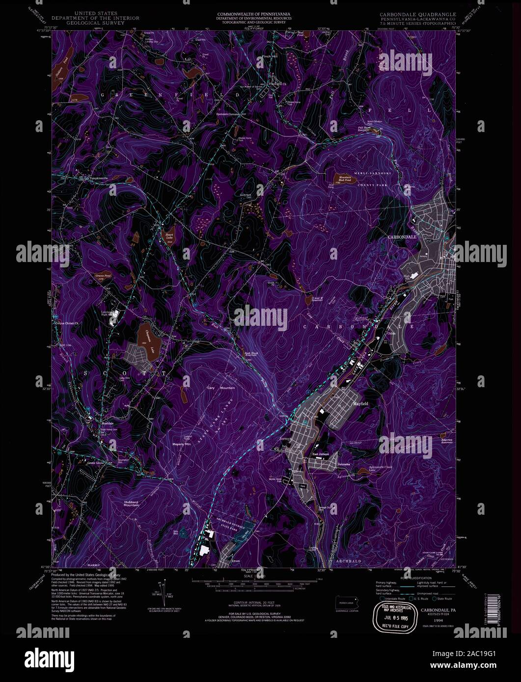 Carbondale pennsylvania hires stock photography and images Alamy