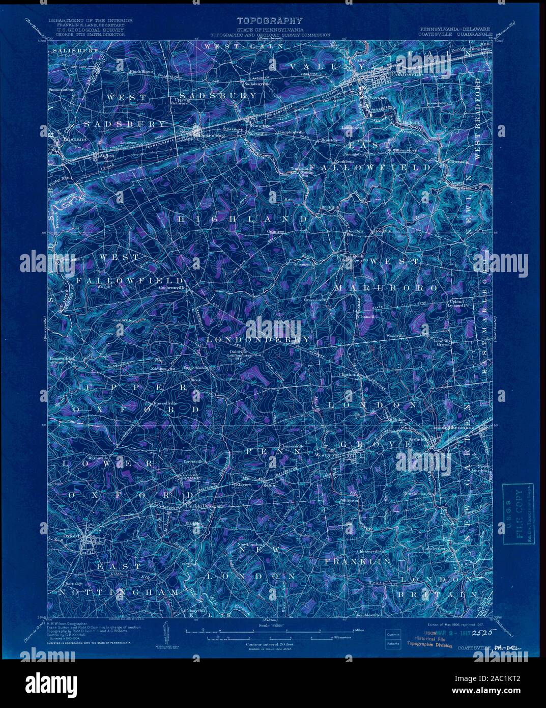 Coatesville map hires stock photography and images Alamy