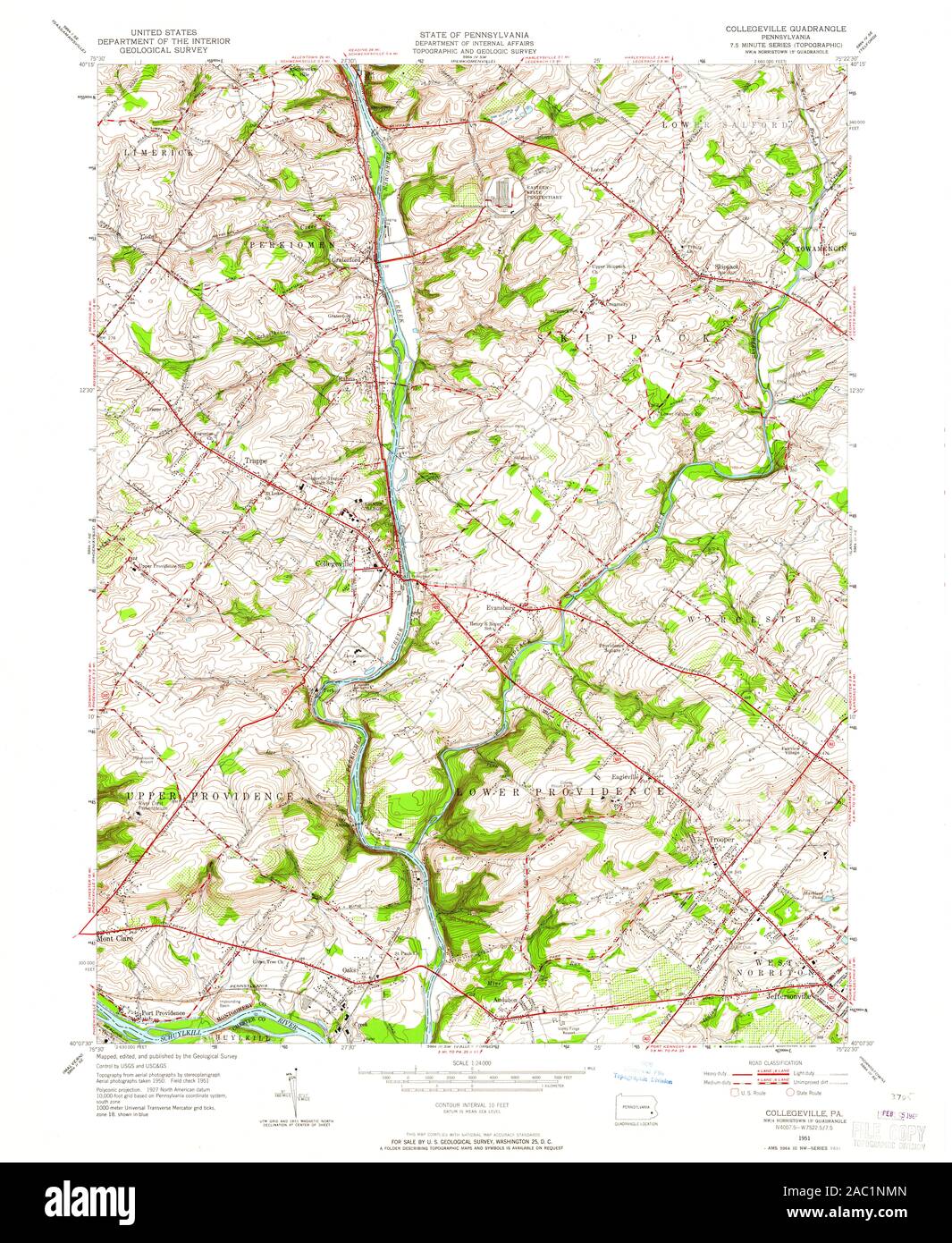 Collegeville pennsylvania map Cut Out Stock Images & Pictures Alamy