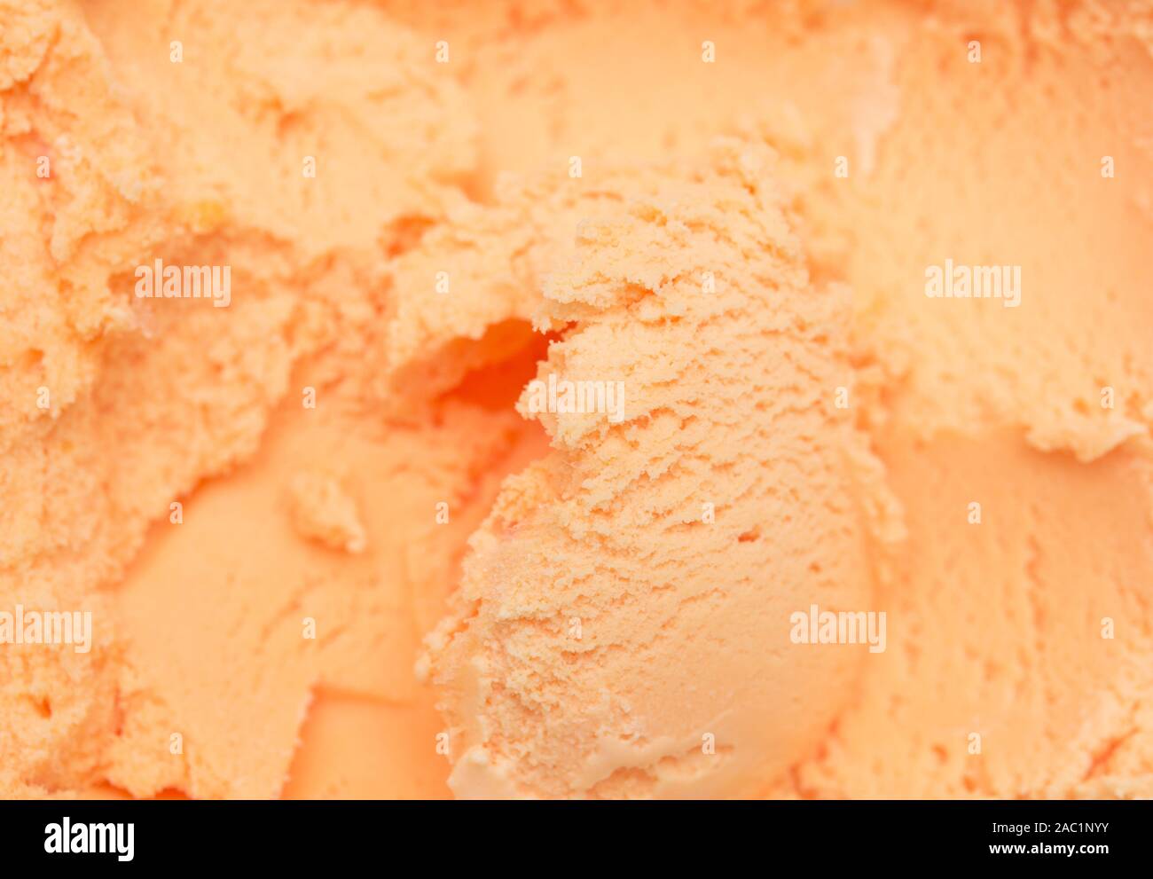 Peach ice cream background Stock Photo - Alamy