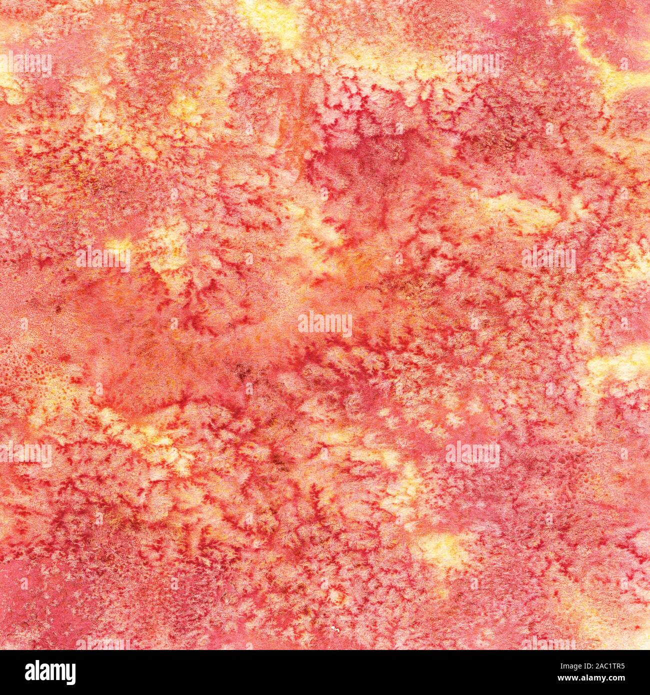 Abstract red watercolor background with yellow splash Stock Photo - Alamy
