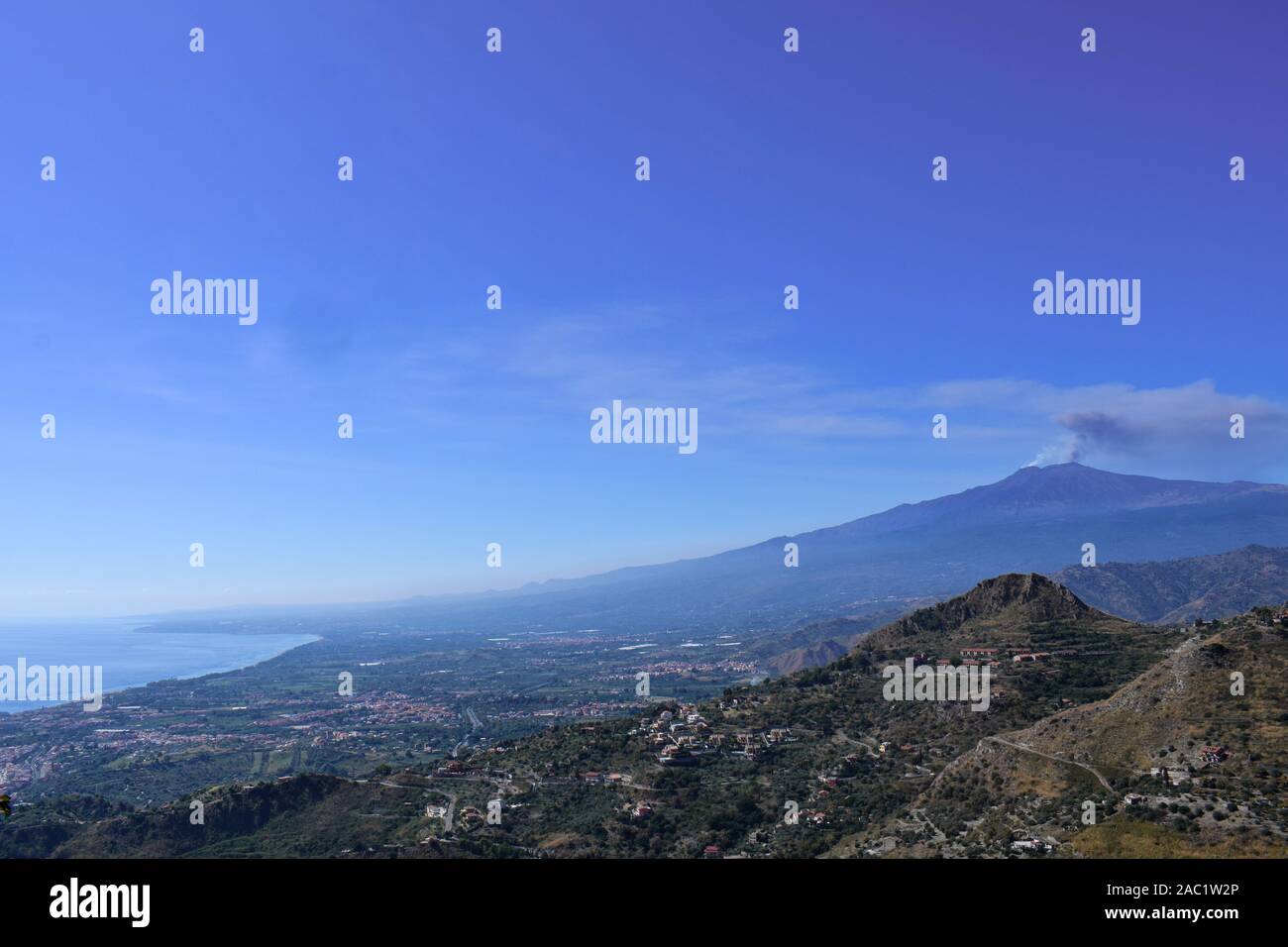 Etna volcano erupting in Sicily, Italy Stock Photo Alamy