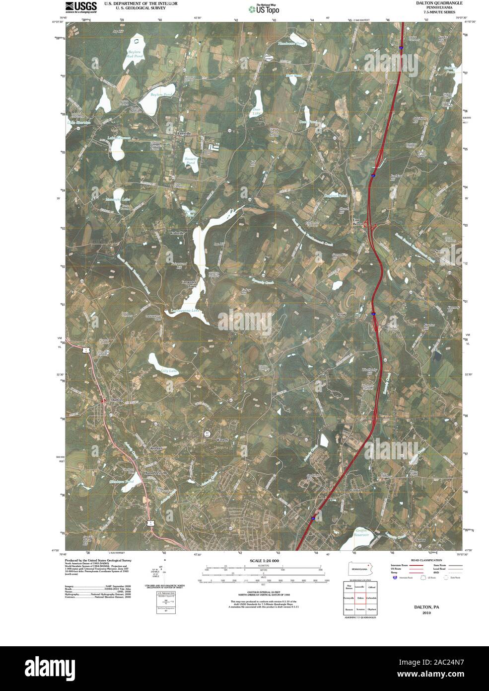 Map of dalton Cut Out Stock Images & Pictures Alamy