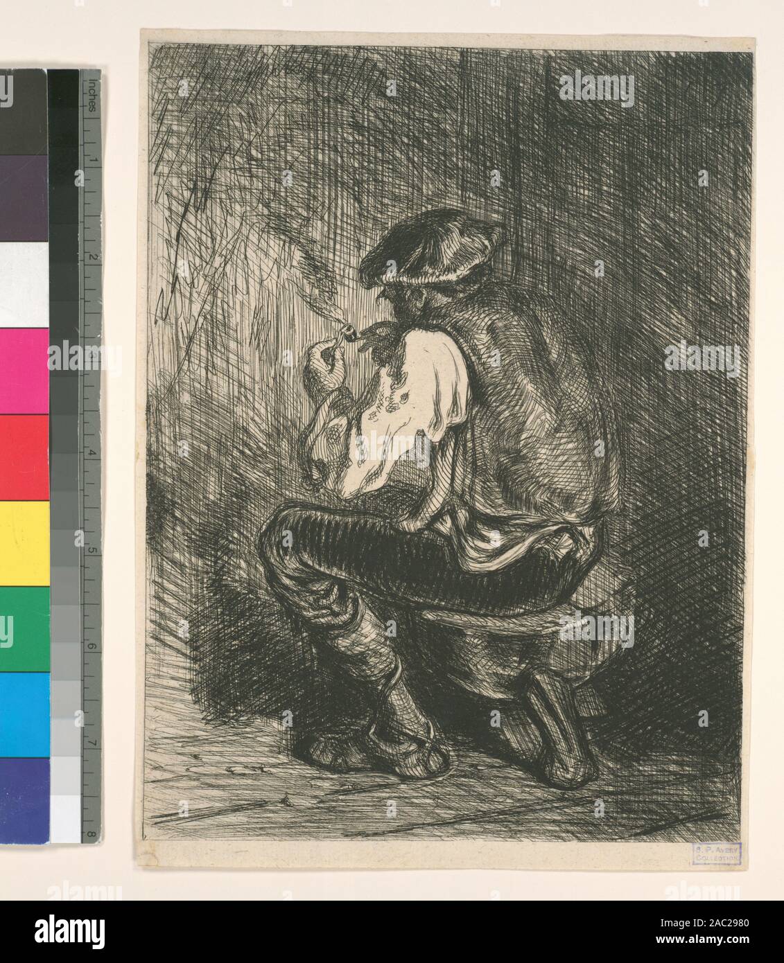 Fumeur Title And Dates From L Oeuvre De Ch Jacque Catalogue De Ses Eaux Fortes Et Pointes Seches Dresse Par J J Guiffrey Holdings Checked In L Oeuvre De Ch Jacque Catalogue De Ses Eaux Fortes